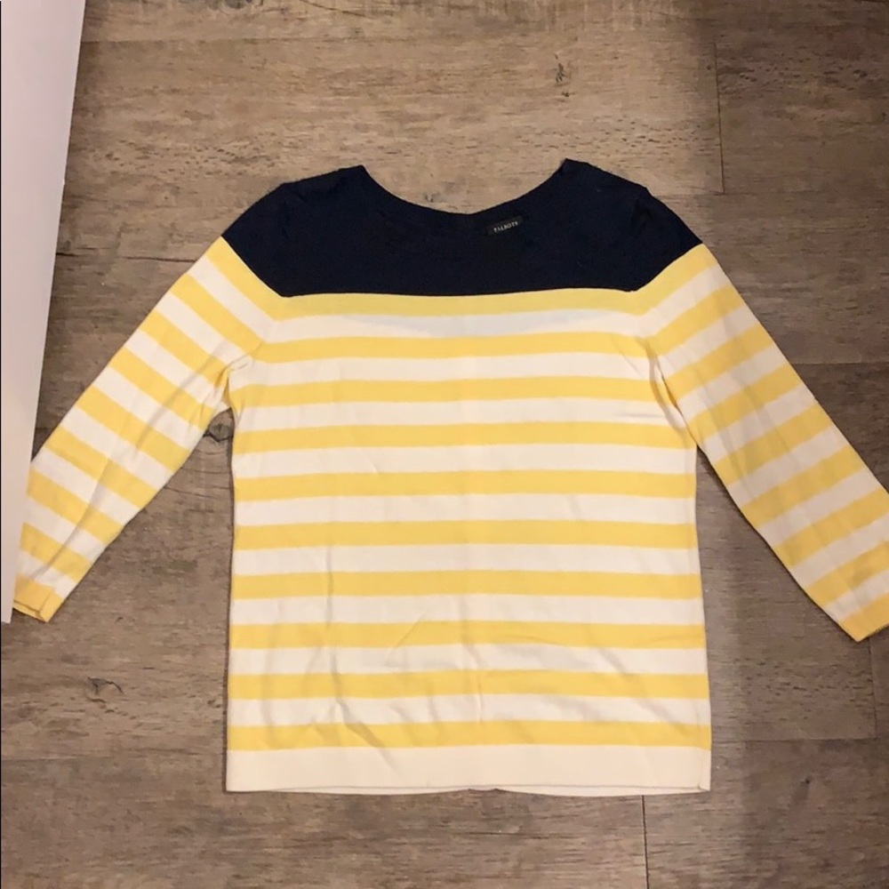 Talbots striped sweater